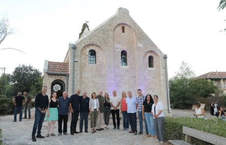 כנסיית אלוני אבא נפתחה מחדש בהשקעה של 1.5 מיליון שח